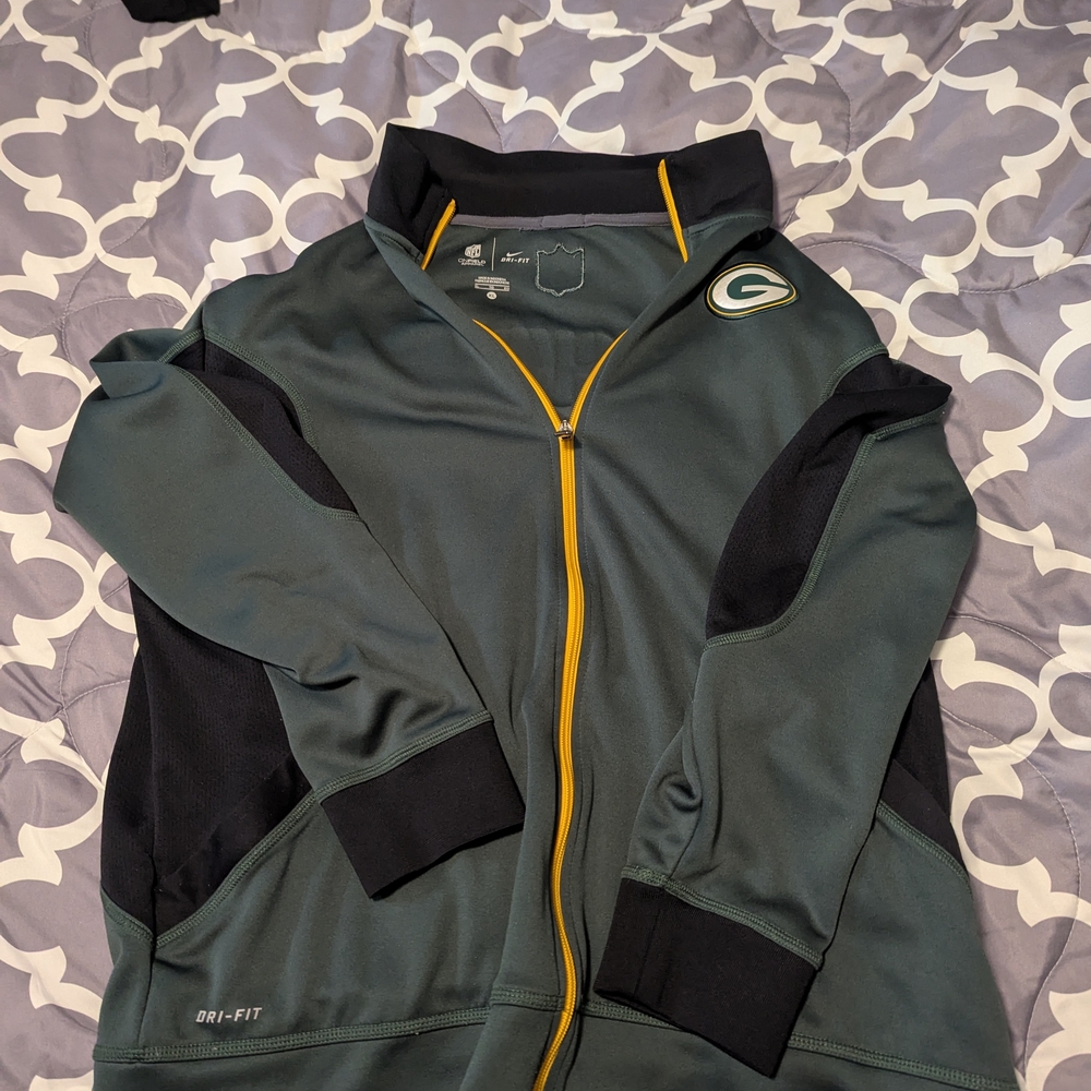 Nike Green and Black Performance Jacket